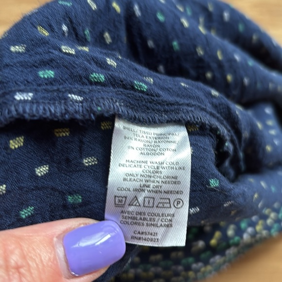 LOFT flutter sleeve blouse-Large - Picture 5 of 5